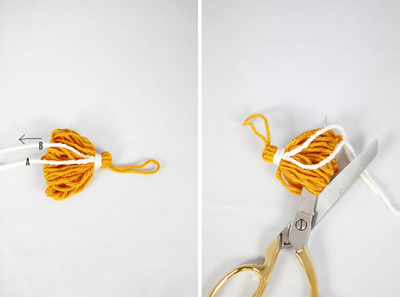 DIY Wooden tassel maker and make a tassel without visible knot