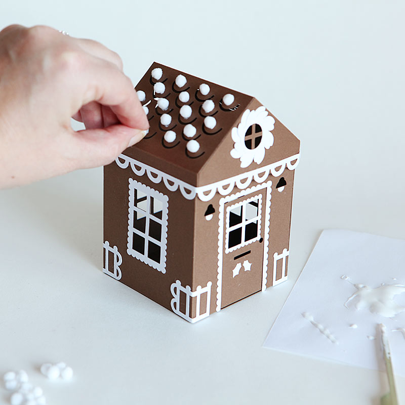 Gingerbread house accessory pack with free download pdf and svg