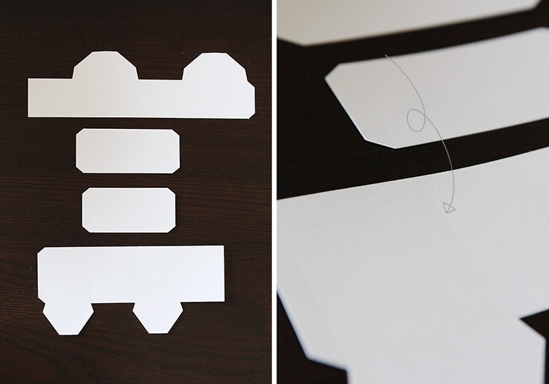 Minimalist paper houses cricut files