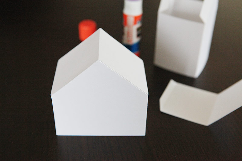 Minimalist paper houses cricut files