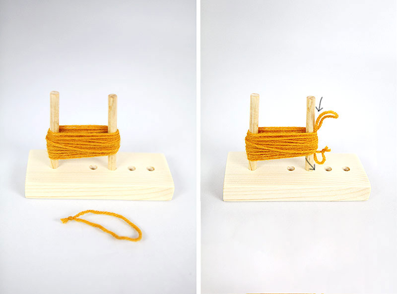 DIY Wooden tassel maker and make a tassel without visible knot