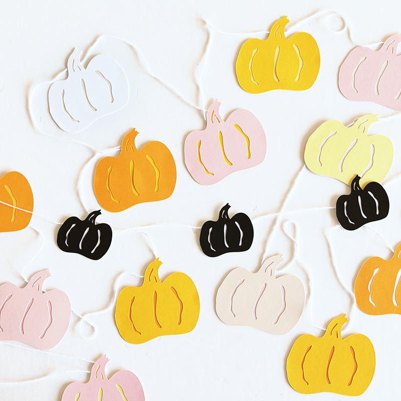 pumpkin garland