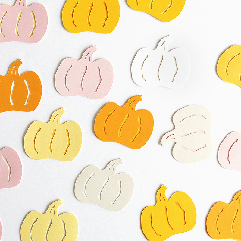 pumpkin garland