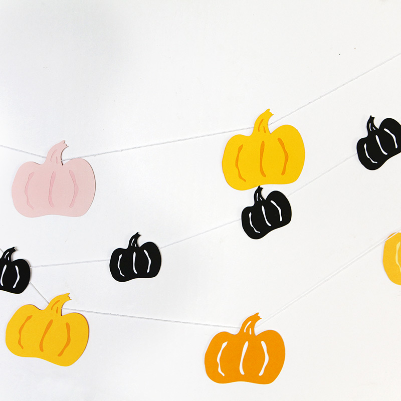 pumpkin garland