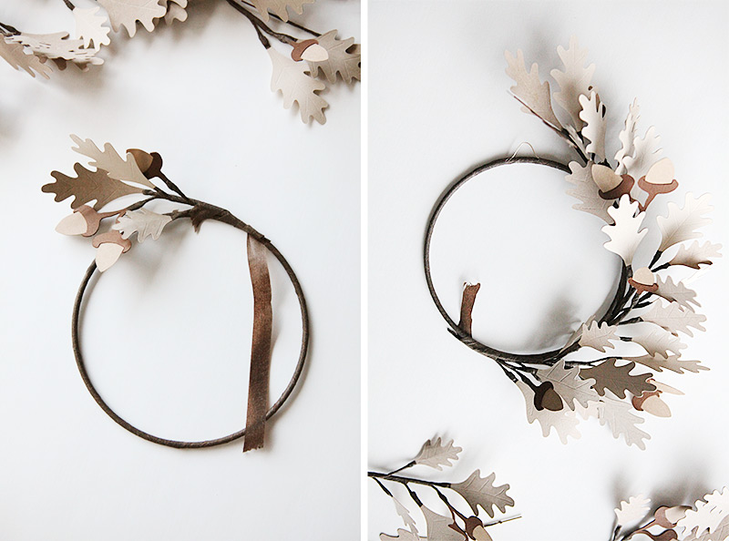 Acorn wreath