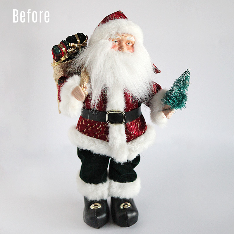 Santa makeover new clothes