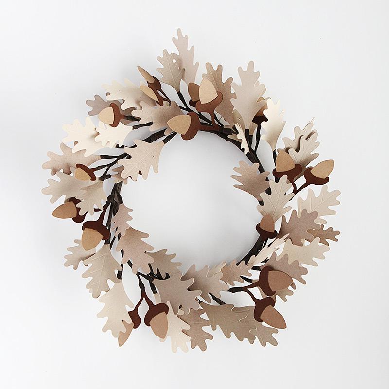 Acorn wreath